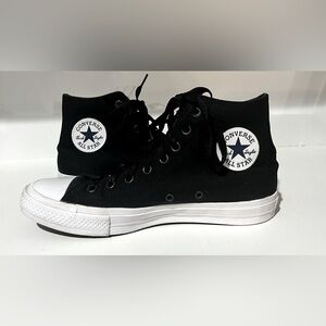 Black High Top Converse Chuck Taylor’s